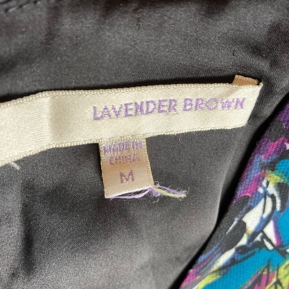 LAVENDER BROWN DRESS SIZE M - Picture 4 of 4